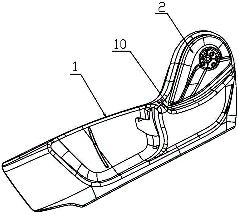 汽车座椅调节手柄防摩擦结构的制作方法