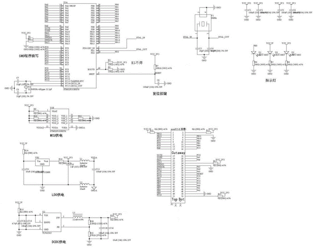 一种基于Mini-Pcie接口的STM32最小系统板的制作方法