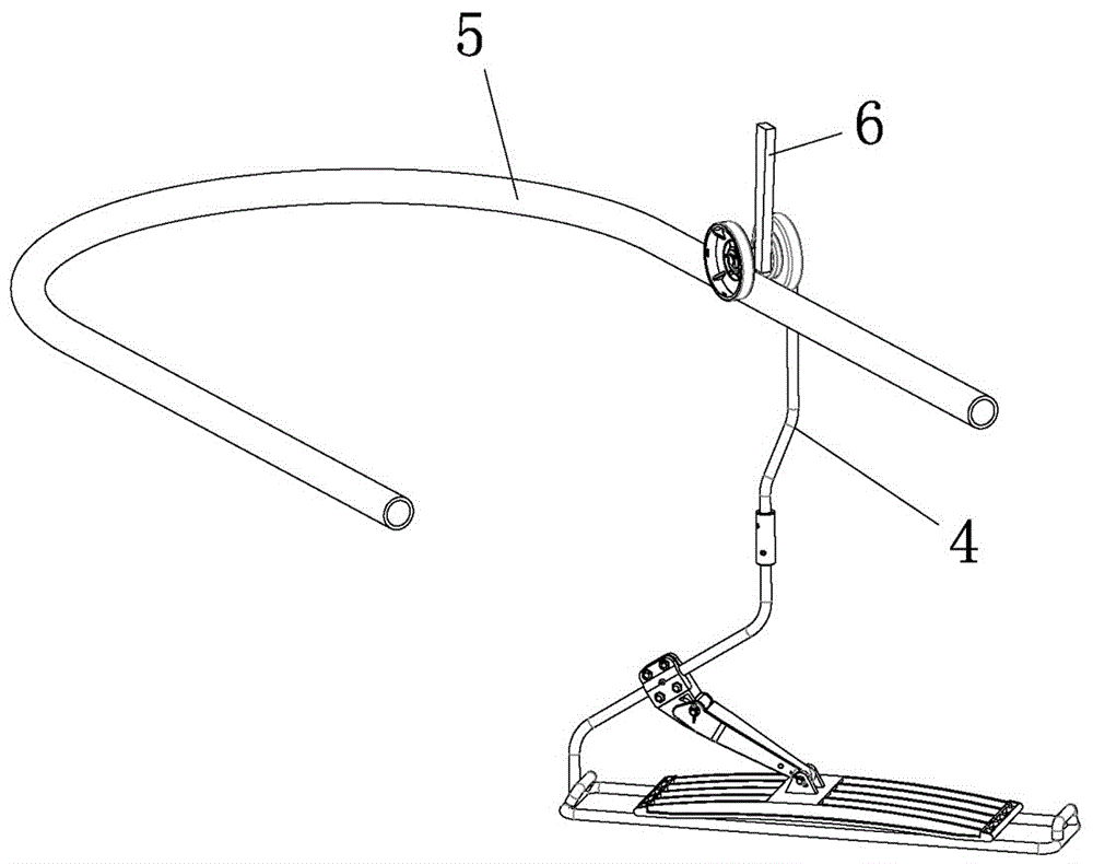 一种制衣流水线的吊挂滚轮的结构的制作方法