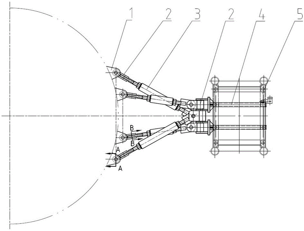 一种升降机导轨架附墙装置的制作方法
