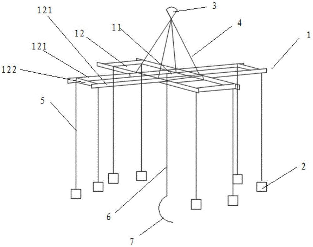 一种建筑混凝土预制叠合板吊具的制作方法