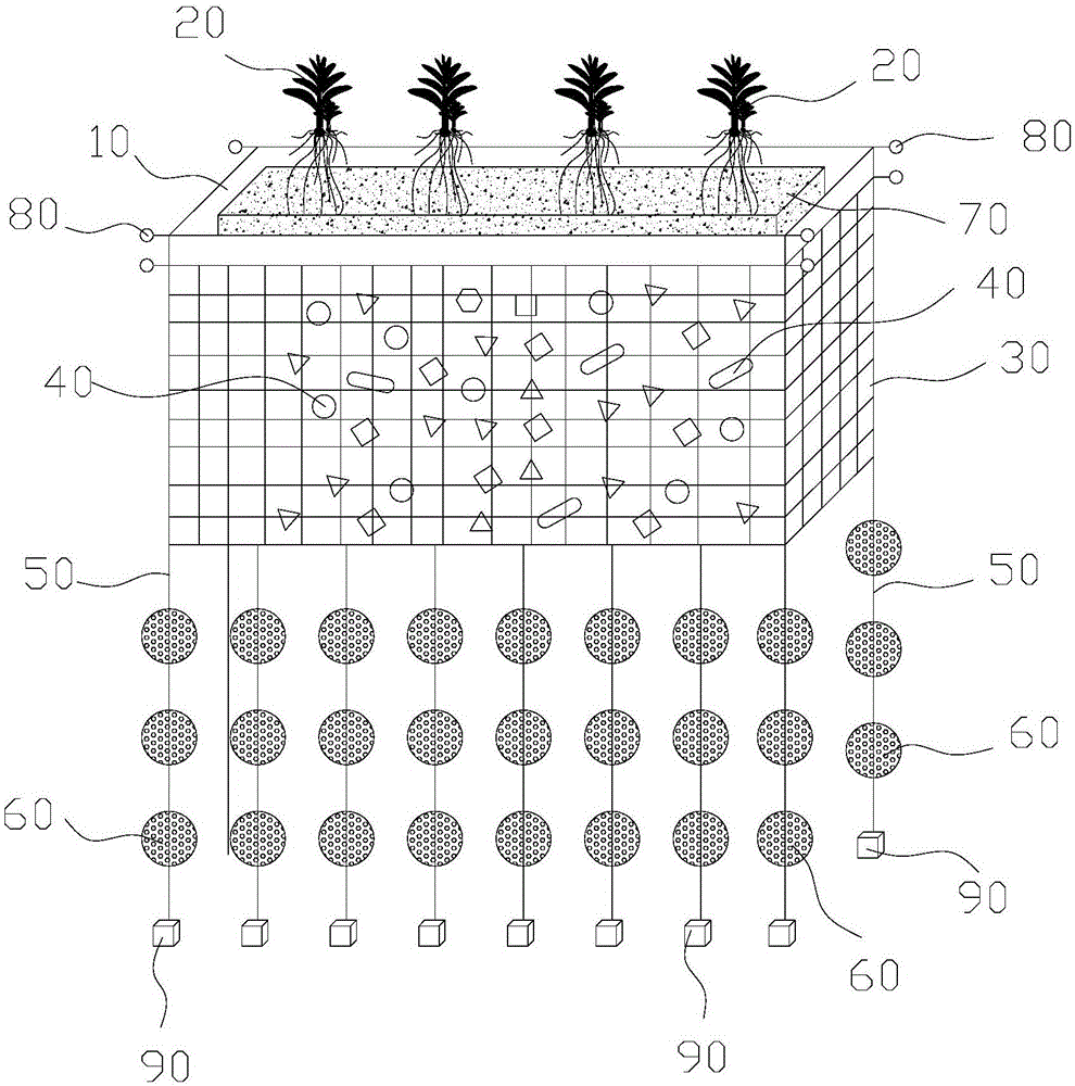 一种漂流式多功能生态浮床的制作方法