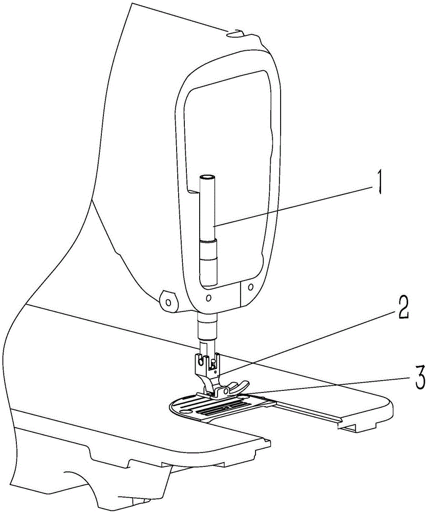 一种缝纫机的浮动压脚结构的制作方法