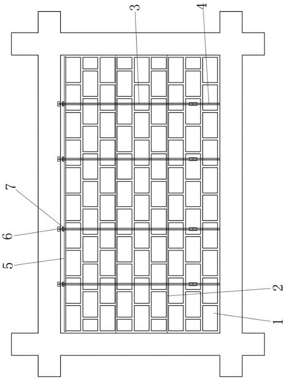 一种施加预压应力的配筋砌块填充式墙体及施工方法与流程