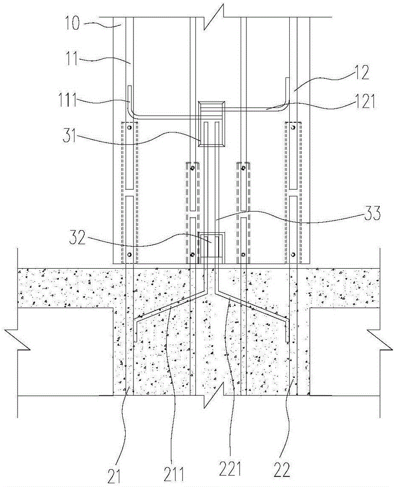 一种预制框架柱防雷引下线连接装置及其安装方法与流程
