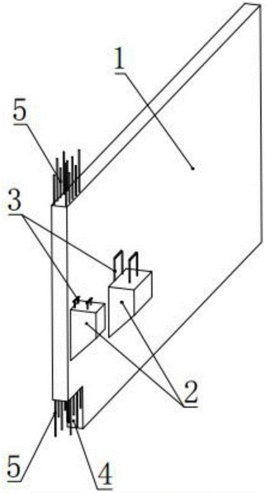 一种带安装凸台的楼梯间预制隔墙及其安装方法与流程