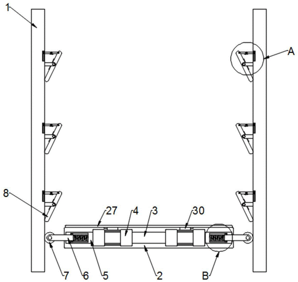一种立体车库的平层定位装置的制作方法