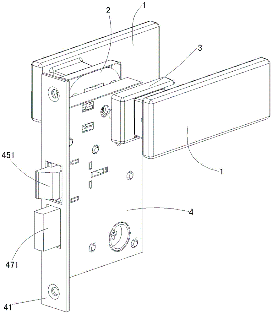 一种推拉式门锁结构的制作方法