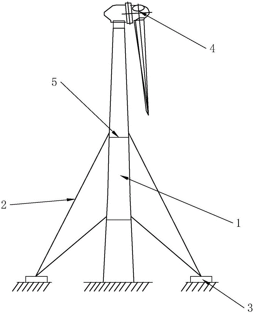 一种外拉索式塔筒及具有外拉索式塔筒的风电机组的制作方法