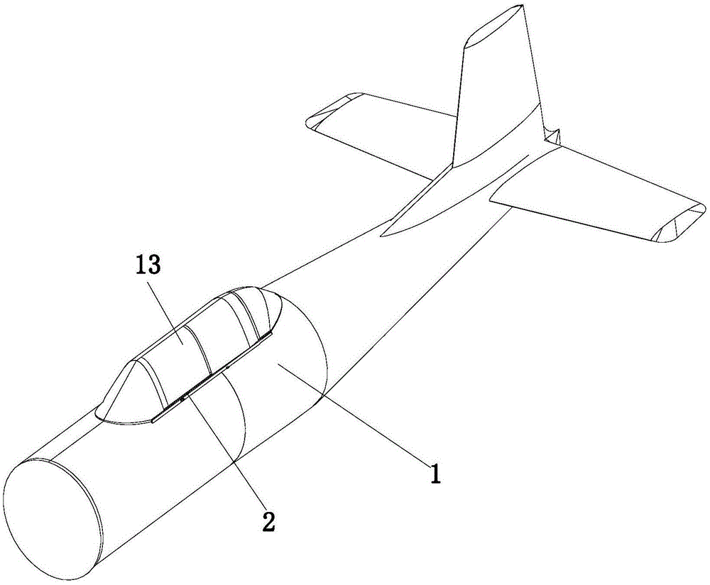 一种通用飞机舱门的同步联动锁止装置的制作方法