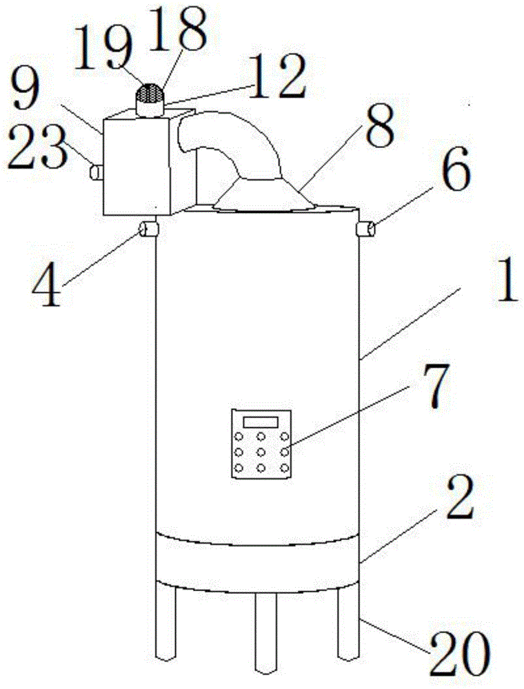 一种具有冷凝烟道的热水器的制作方法