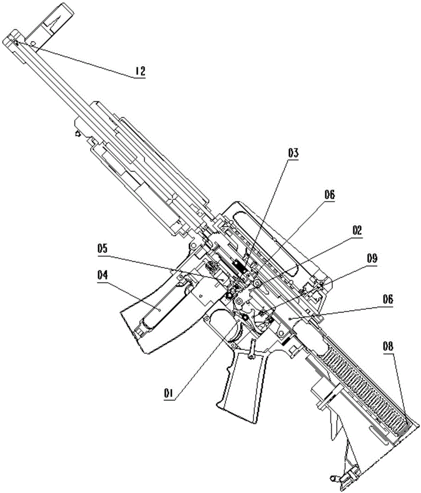 一种带后坐力的激光发射枪的制作方法