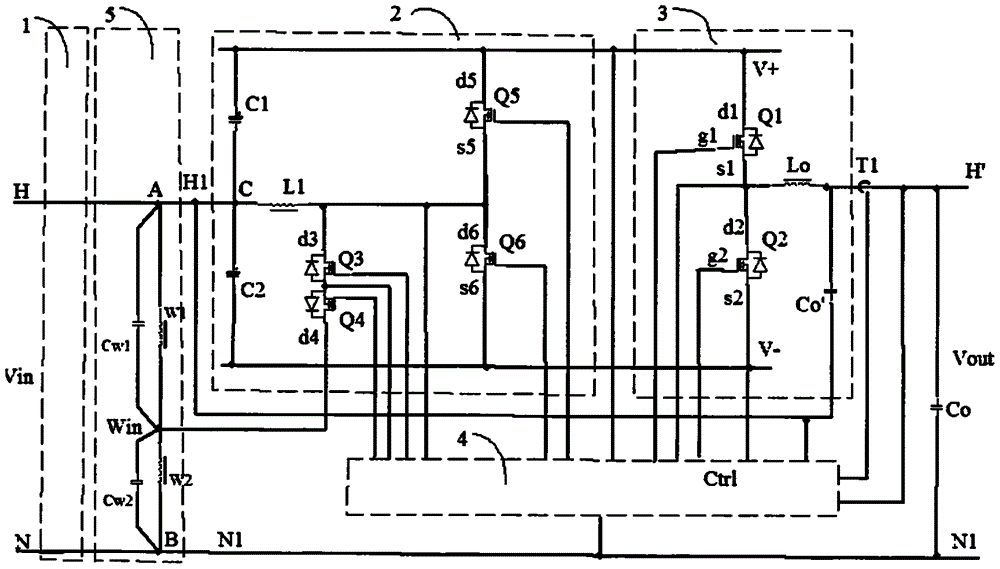 一种具有双向APFC的补偿型稳压电源的制作方法