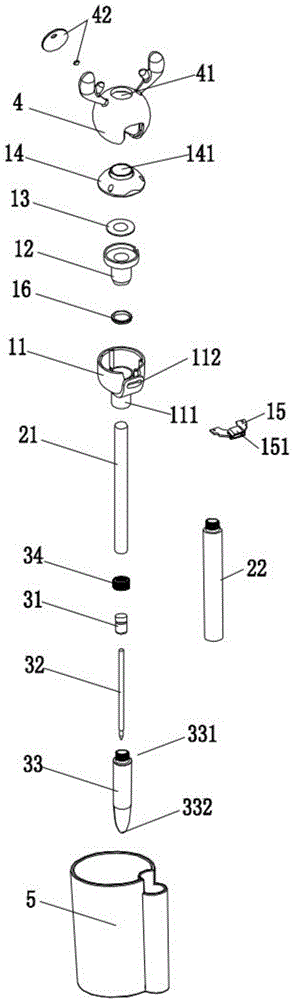 一种文具笔加湿器的制作方法