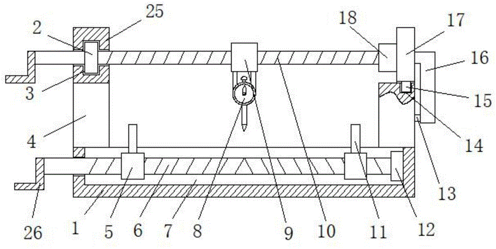 一种光伏焊带用曲翘度测量装置的制作方法