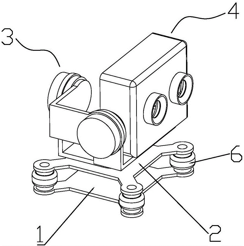 防止巡检机器人机身摆动的云台相机组件的制作方法