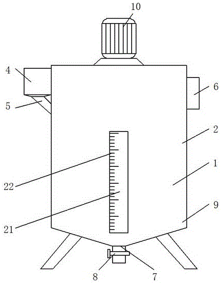 一种磷素测定过程中硫酸钼锑贮存液的温度检测调控装置的制作方法