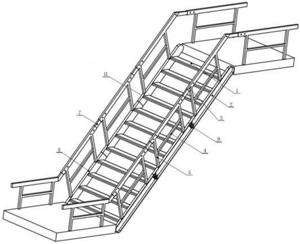 一种便于拆装的工具式楼梯的制作方法