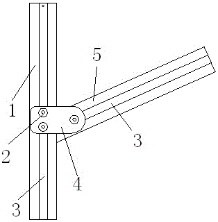 带缩口槽的型材端、面联接结构的制作方法