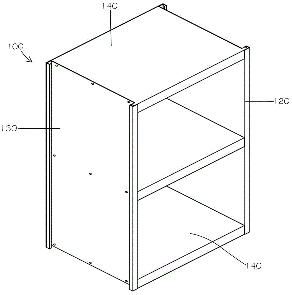 存放架箱体的矩形榫卯结构的制作方法