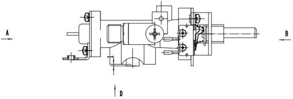 一种脉冲型双喷嘴阀门的定位结构的制作方法