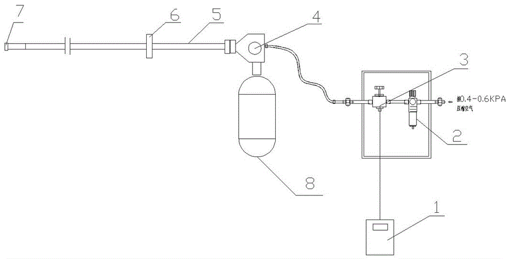 脉冲式水泥燃烧器结碳清洁器的制作方法