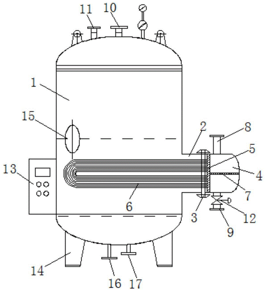 一种环保型石油化工专用高效U型管容积式换热器的制作方法