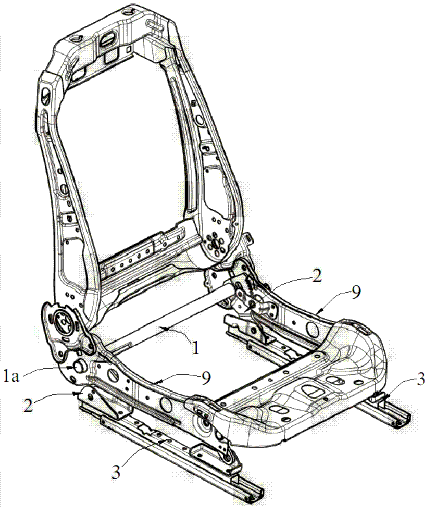 一种汽车座椅调节高度的测量结构和测量方法与流程