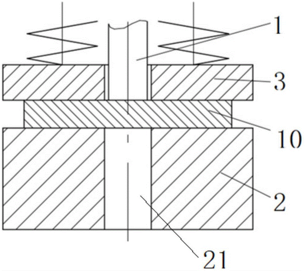 一种锥形沉头孔连续冲锻成形工艺及模具的制作方法