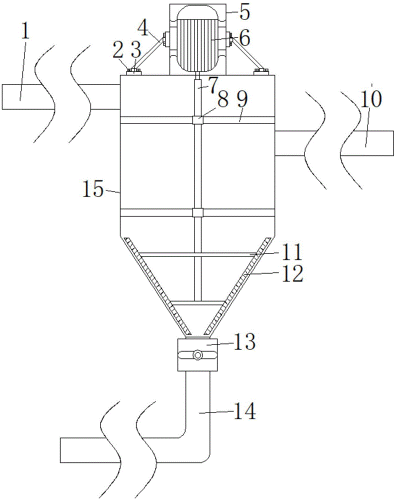 一种厌氧流化床用排泥污泥斗的制作方法