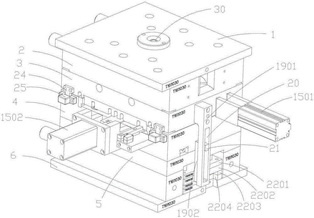 一种可二次射出成型的模具的制作方法