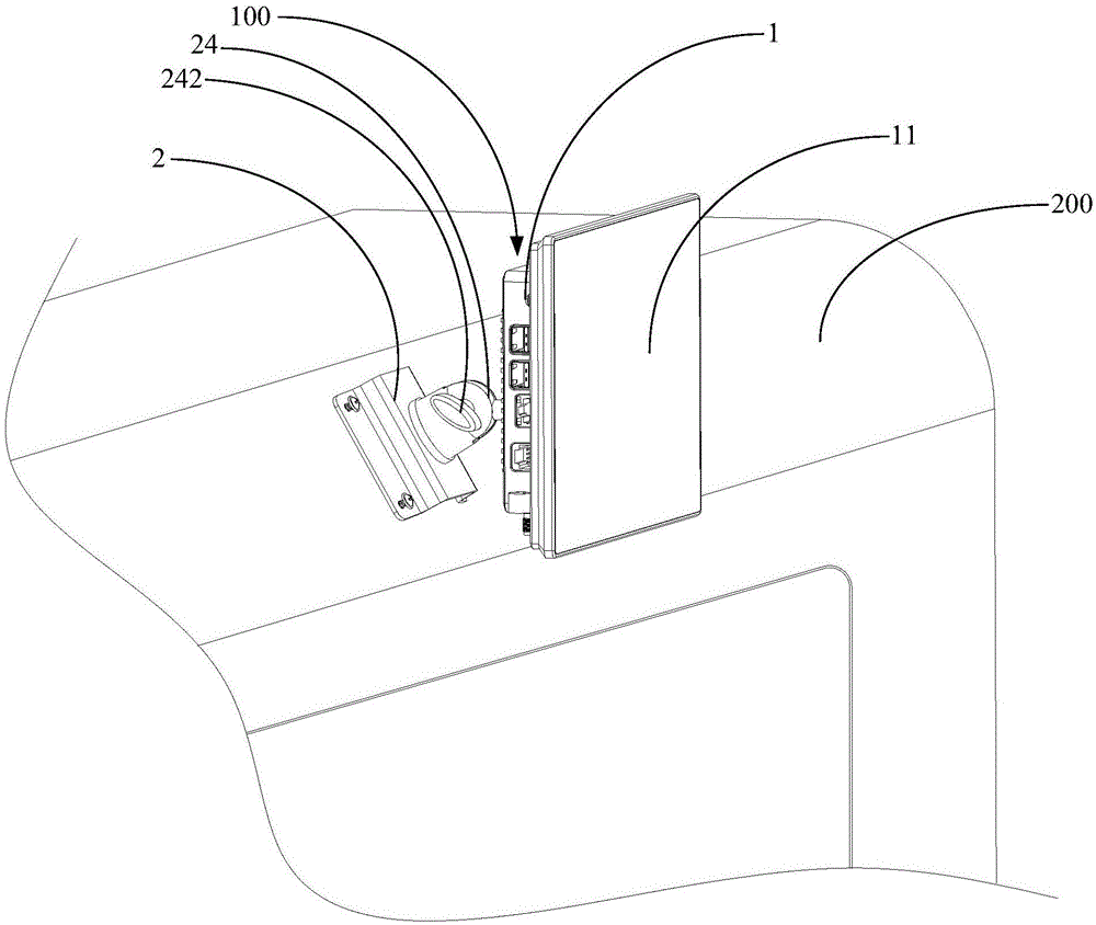 一种车载一体机安装结构的制作方法