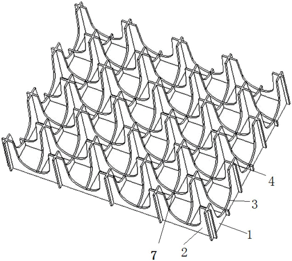 一种纵横定位轻质蛋托包装结构的制作方法