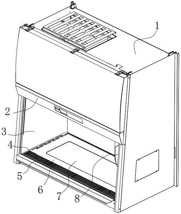 一种可拆卸台面生物安全柜的制作方法