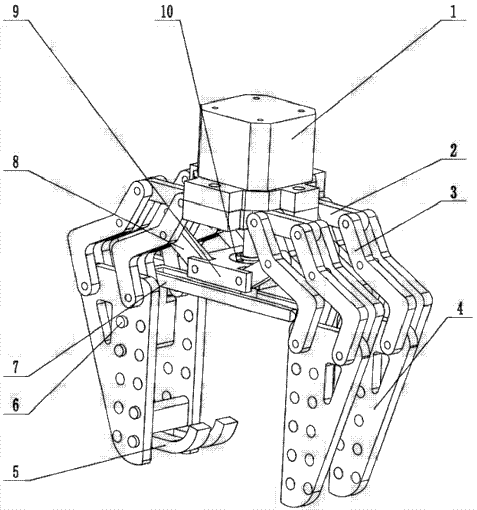 一种用于攀爬铁塔脚钉的机械爪的制作方法