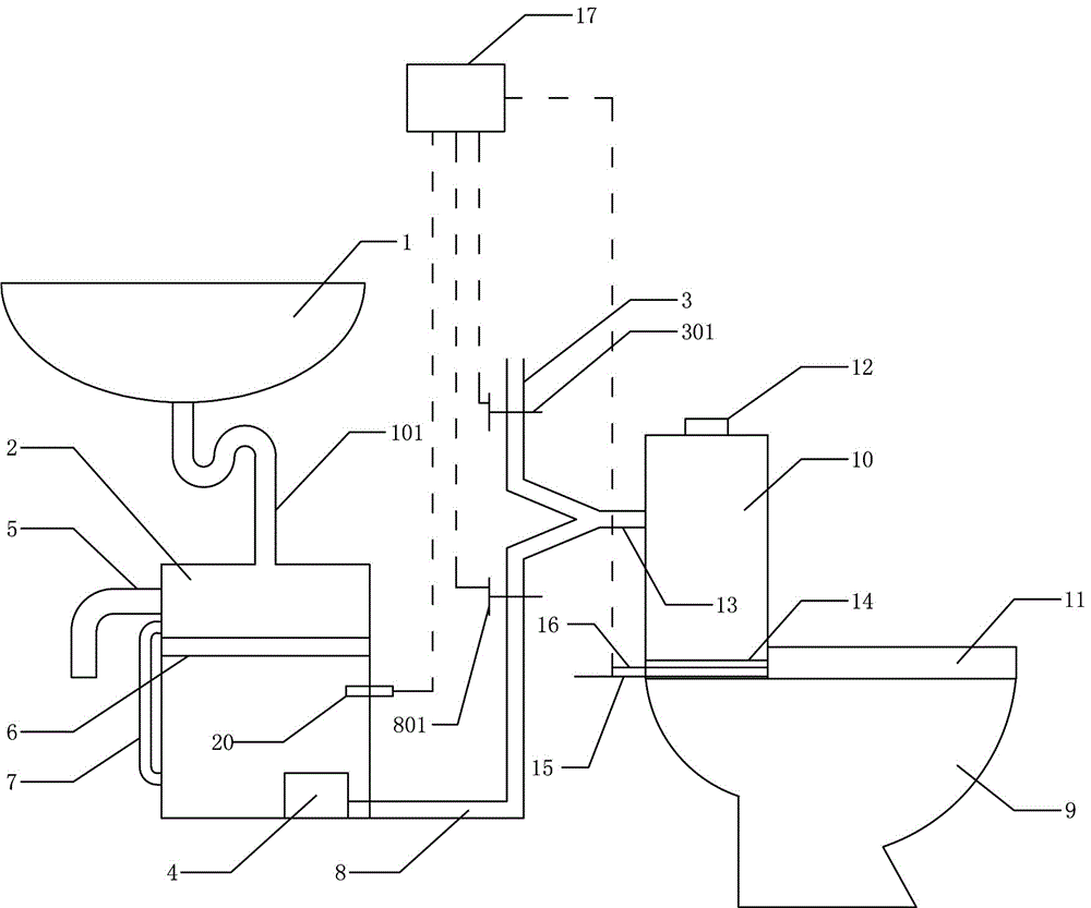 一种家用智能冲水马桶的制作方法