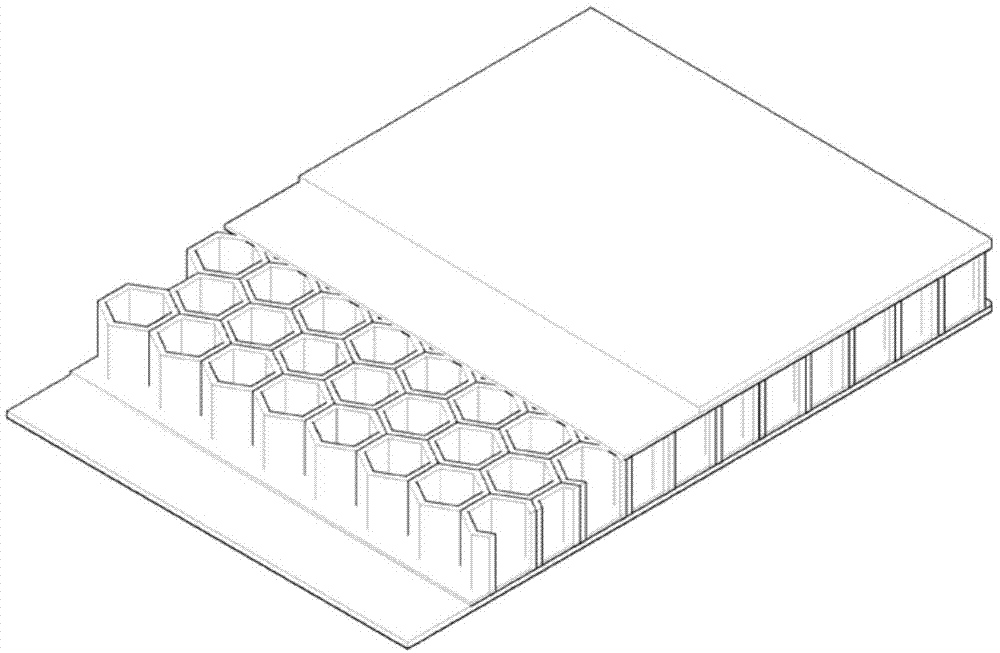 一种制备蜂窝结构树脂基复合材料电池托盘的装置的制作方法