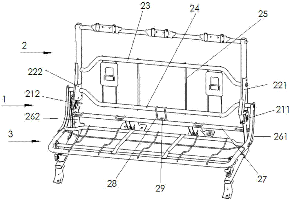 满足行李箱碰撞试验要求的长条座椅骨架结构的制作方法