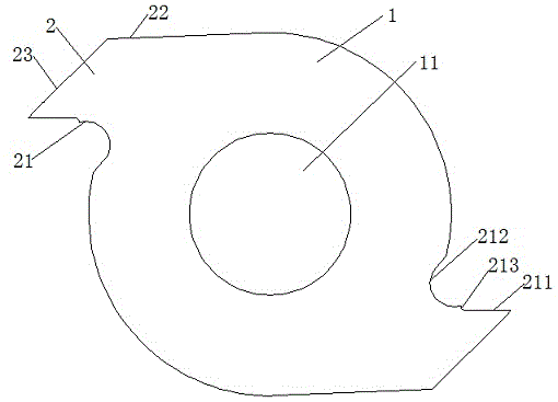 一种圆弧式单片指接刀的制作方法