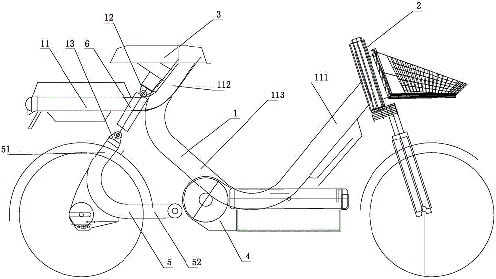 一种增强型电动自行车车架的制作方法