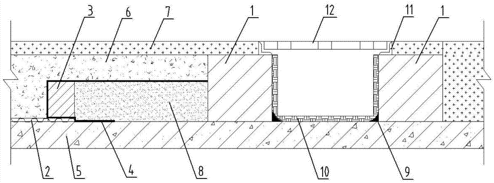 一种临江丘陵富水地带地下室防排水管网的制作方法