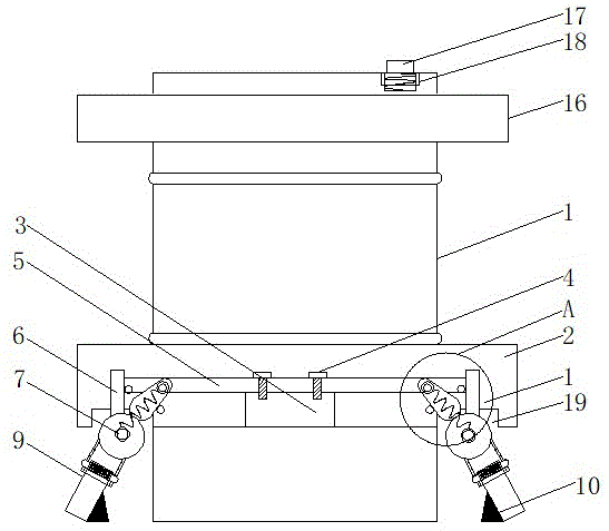 一种具有防倾倒功能的钢桶的制作方法