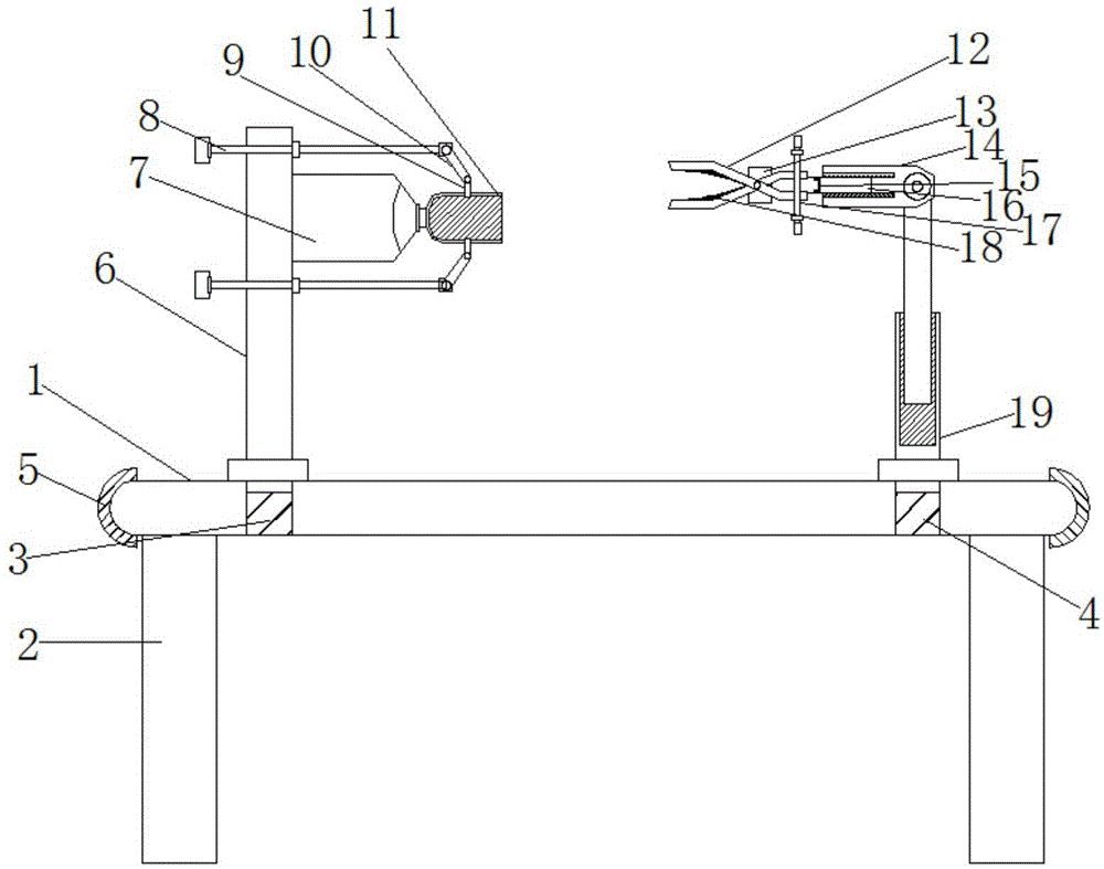 一种减震器加工用工作台的制作方法