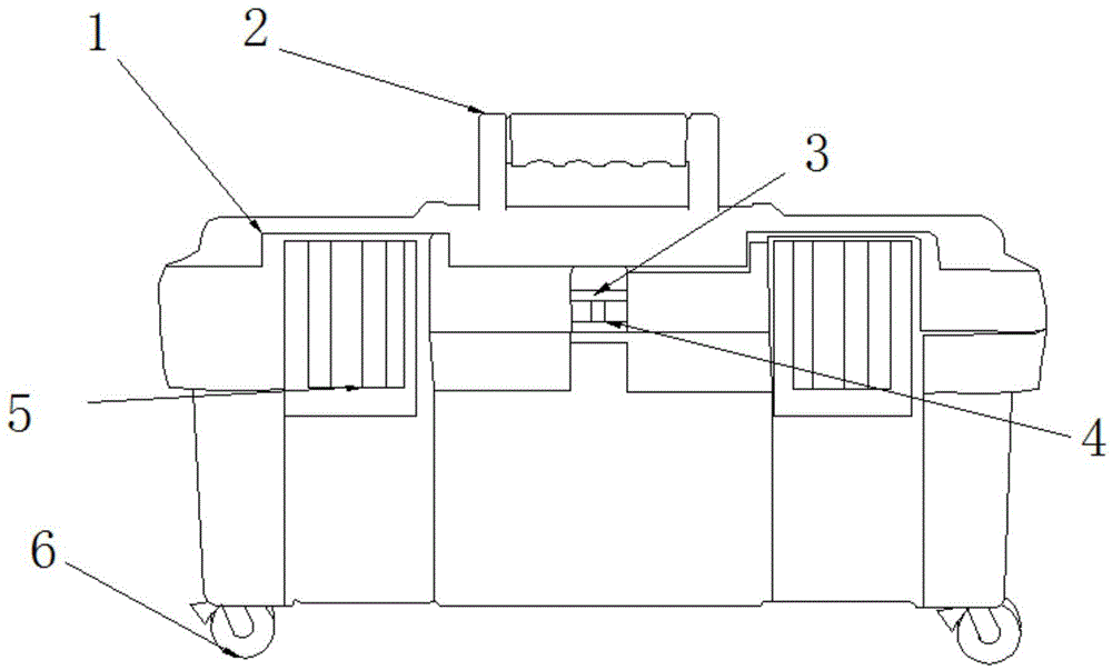 一种建筑装潢用工具箱的制作方法