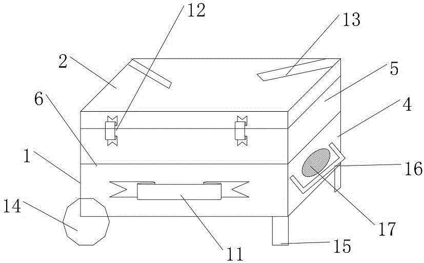 一种便携式地质测绘工具箱的制作方法