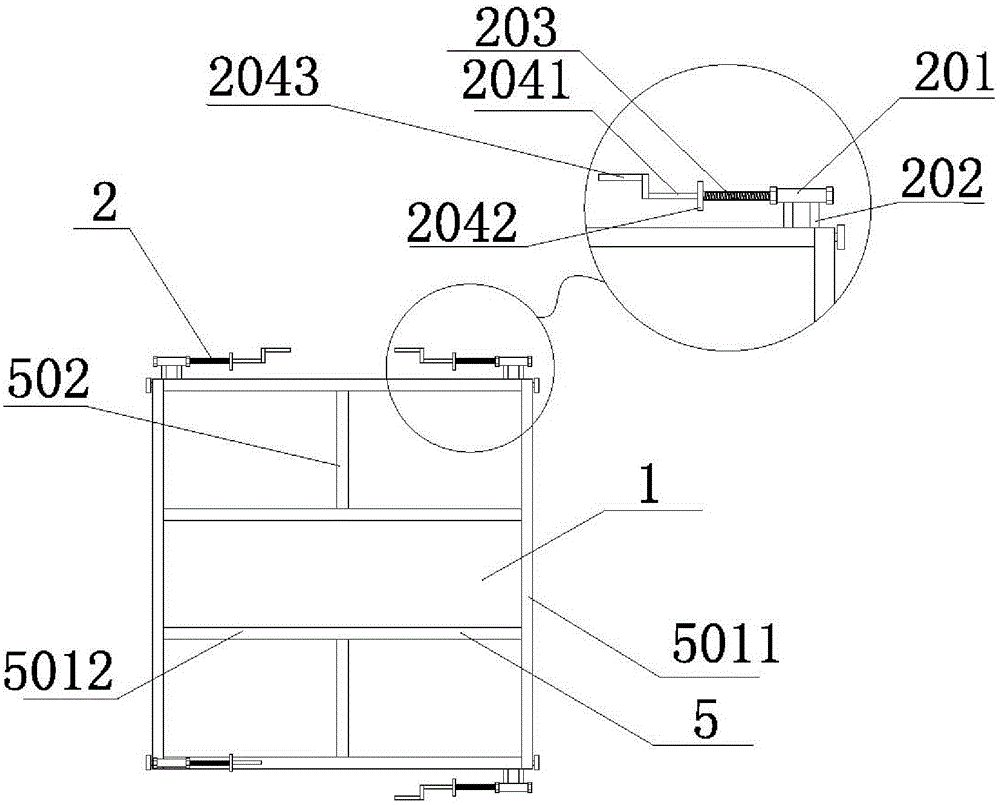 一种安装点支采光顶驳接件的辅助装置的制作方法