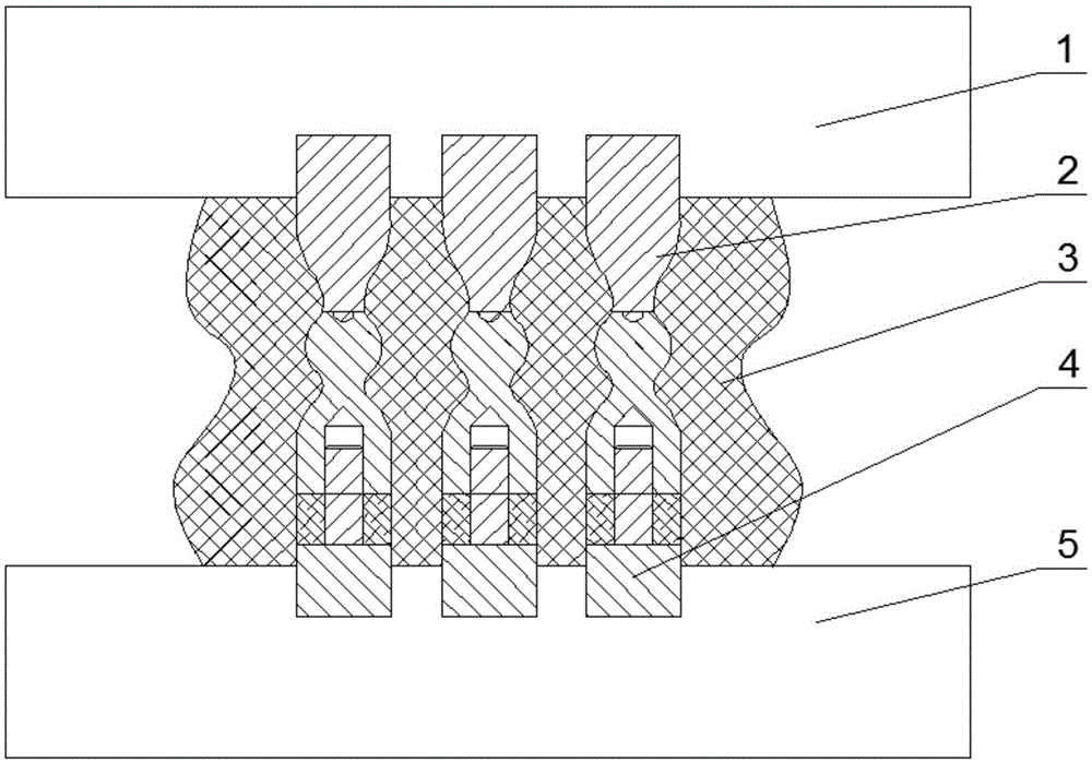 一种具有上下分模镶针的多孔模具的制作方法