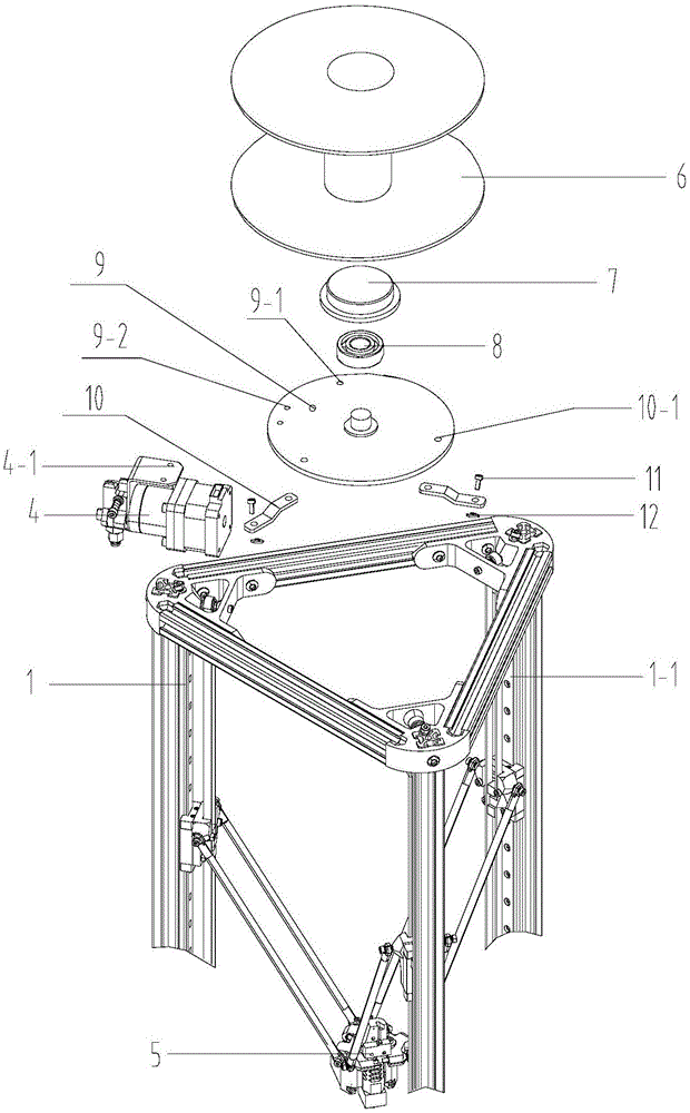 一种FDM打印机的料盘结构的制作方法