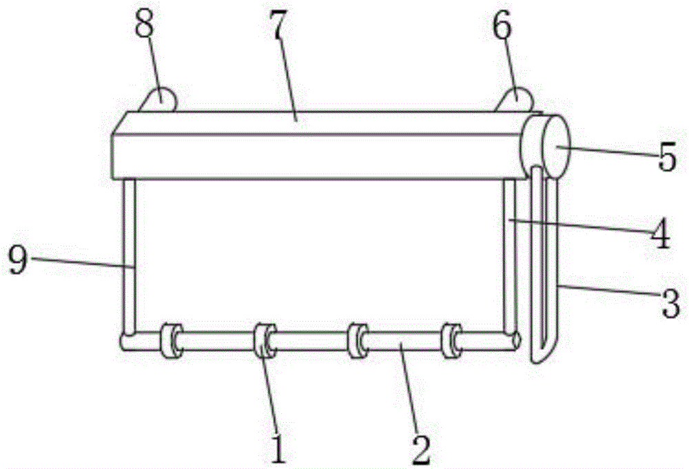 一种具有升降结构的壁挂式尾纤收纳架的制作方法