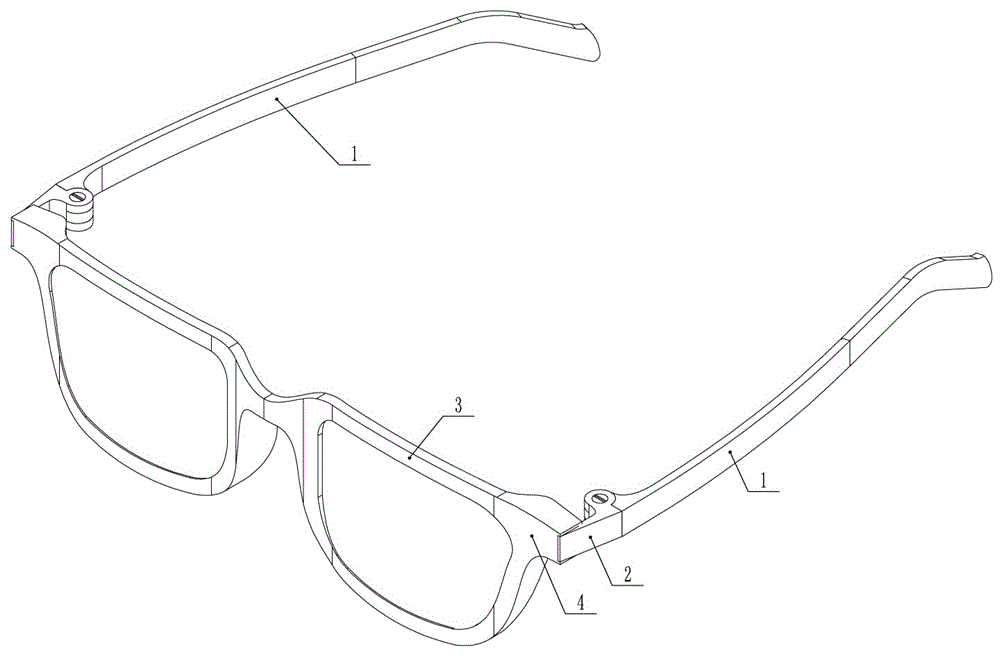 一种磁铁可更换的眼镜的制作方法